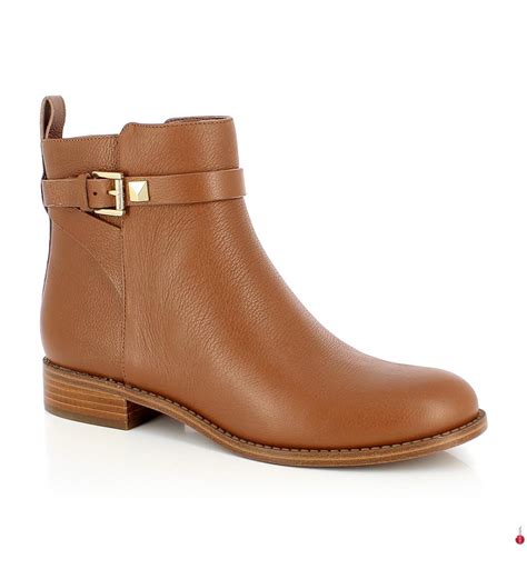 michael kors fanning|Fanning Leather and Logo Ankle Boot .